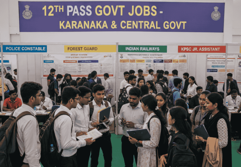 12th Pass (PUC) Government Jobs in Karnataka
