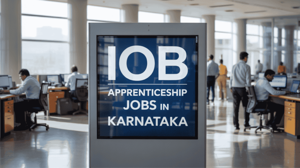 IOB Apprenticeship Jobs in Karnataka