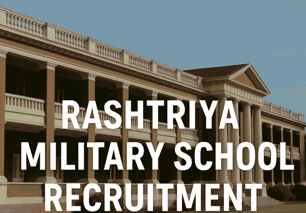 Rashtriya Military School Bengaluru Jobs