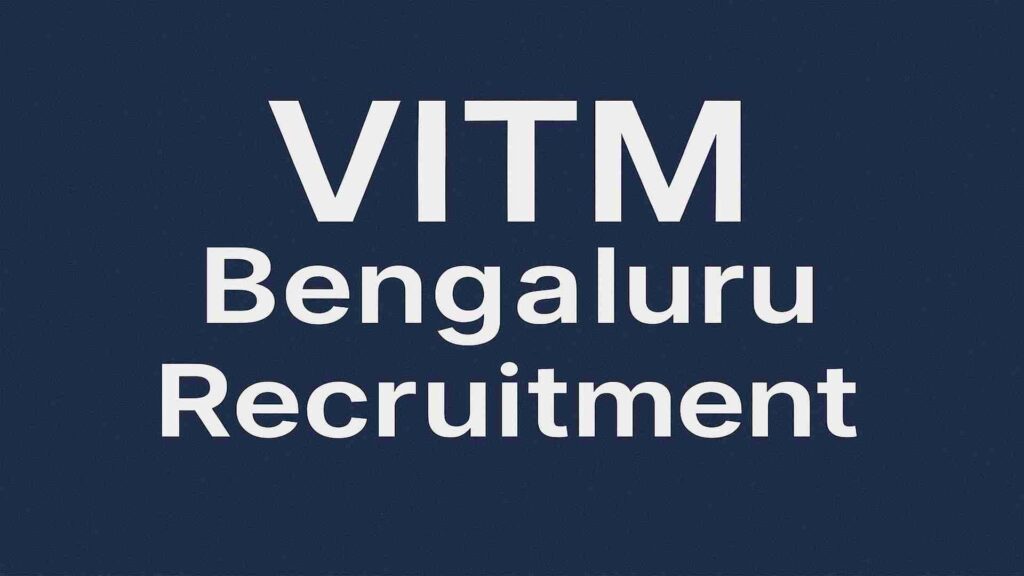Visvesvaraya Museum Recruitment